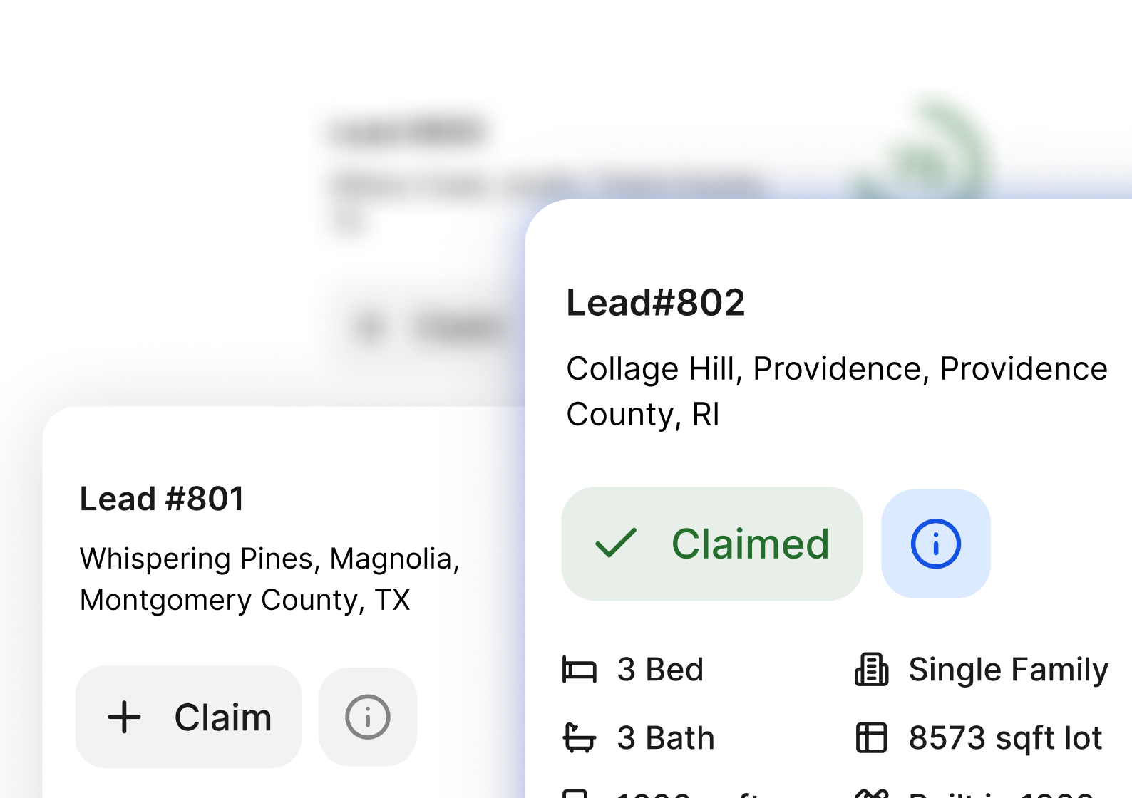 Predictive Seller Tools Lead Cards